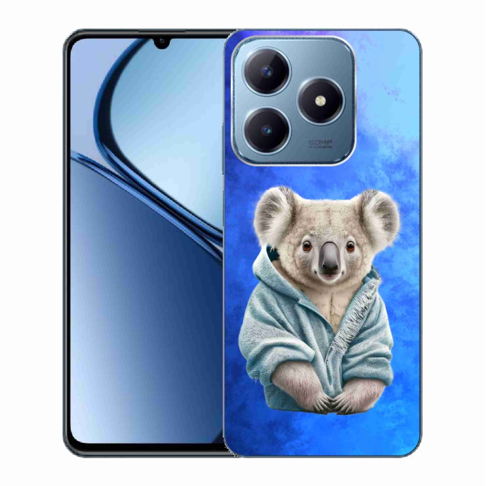 Gél borítás mmCase a Realme C63 készülékhez - koala pulóverben