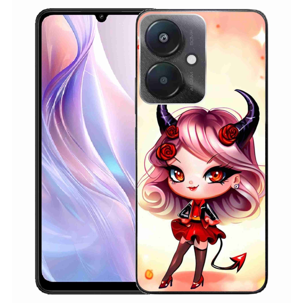 Gél borító mmCase a Xiaomi Redmi 13C 5G számára - rajzfilm ördög