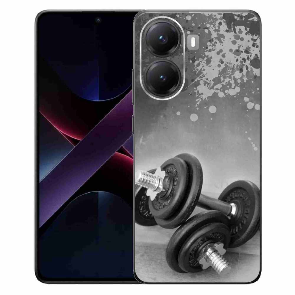 Gél borítás mmCase a Xiaomi Poco X7 Pro 5G számára - súlyzók 1
