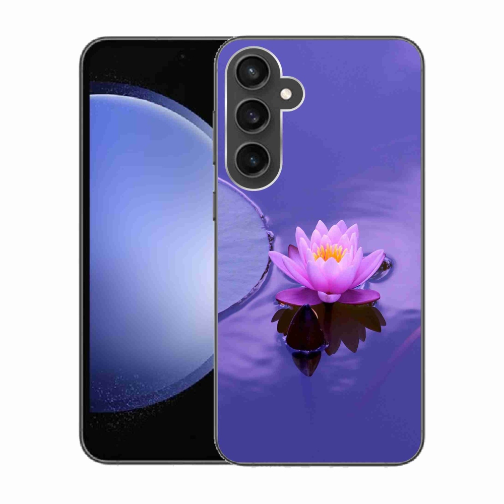 Gél tok mmCase Samsung Galaxy S23 FE - virág a felszínen