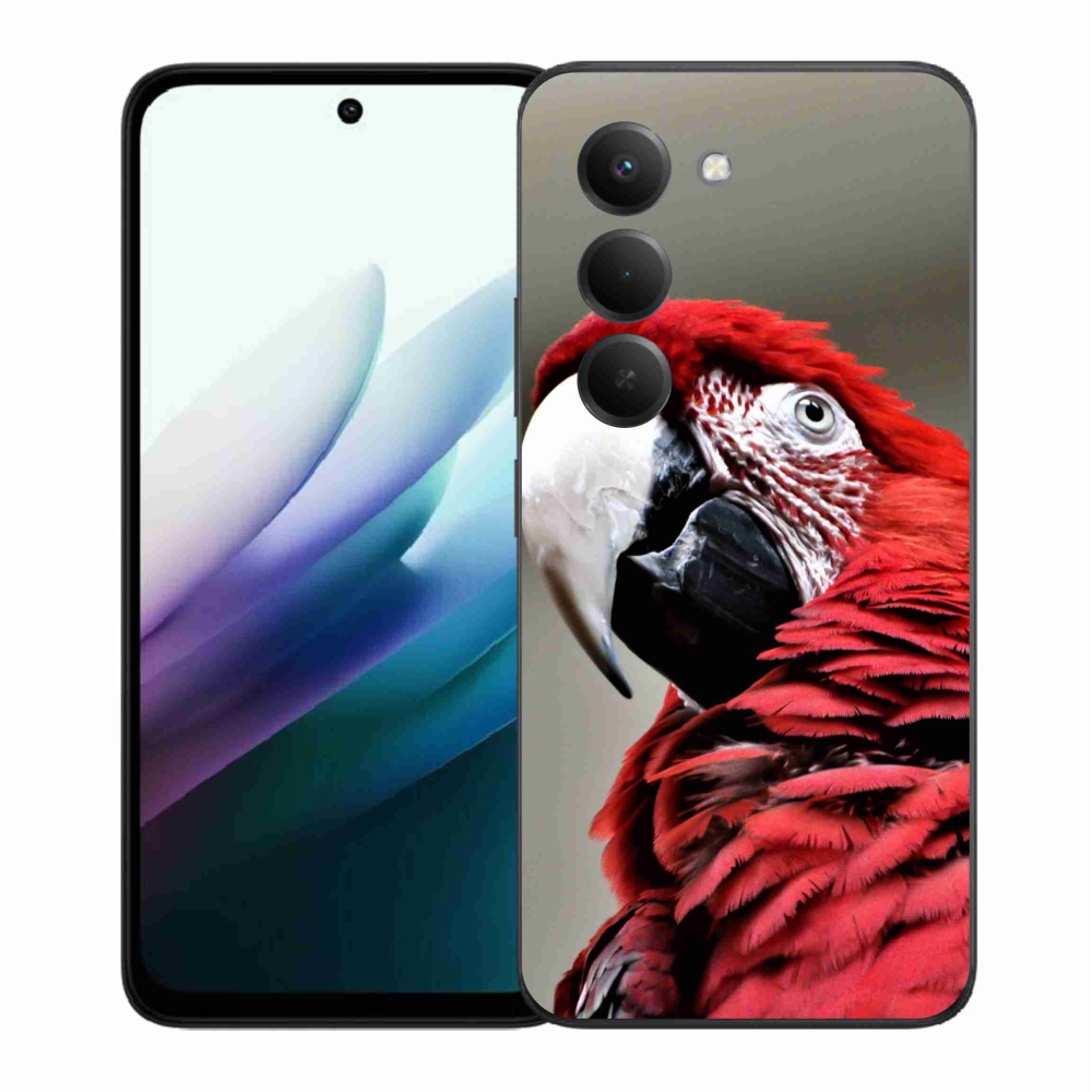 Gél borítás mmCase a Xiaomi Redmi 15 4G/5G (171mm) - papagáj ara piros