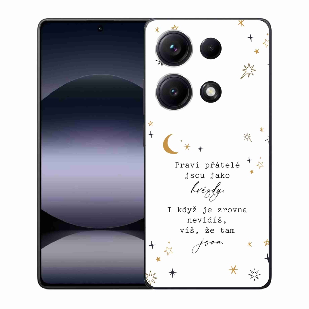 Gél borítás mmCase a Xiaomi Redmi Note 14S-hez - idézem 6 fehér háttér