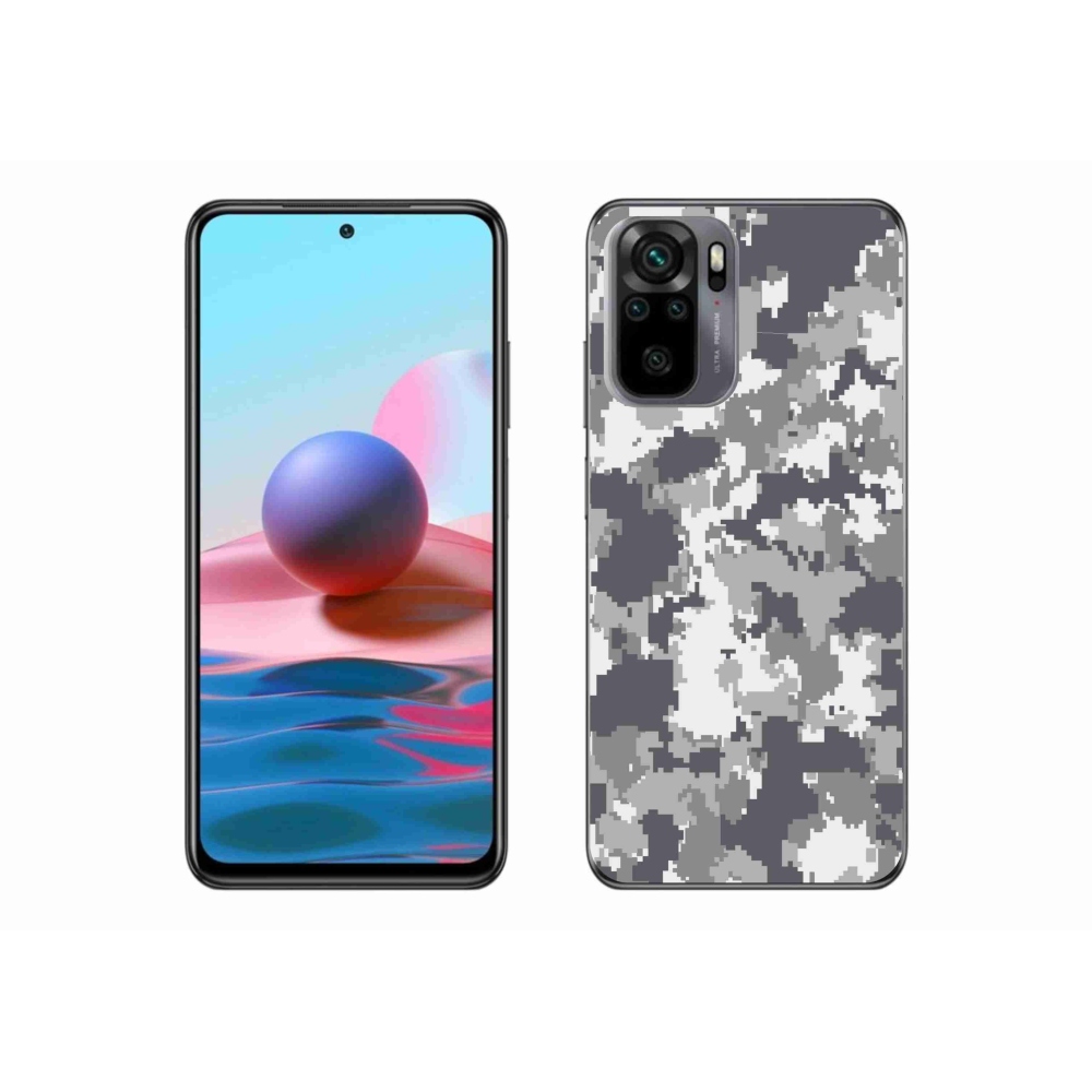 Gél borítás mmCase a Xiaomi Redmi Note 10 4G-hez - álcázó mintázat 2