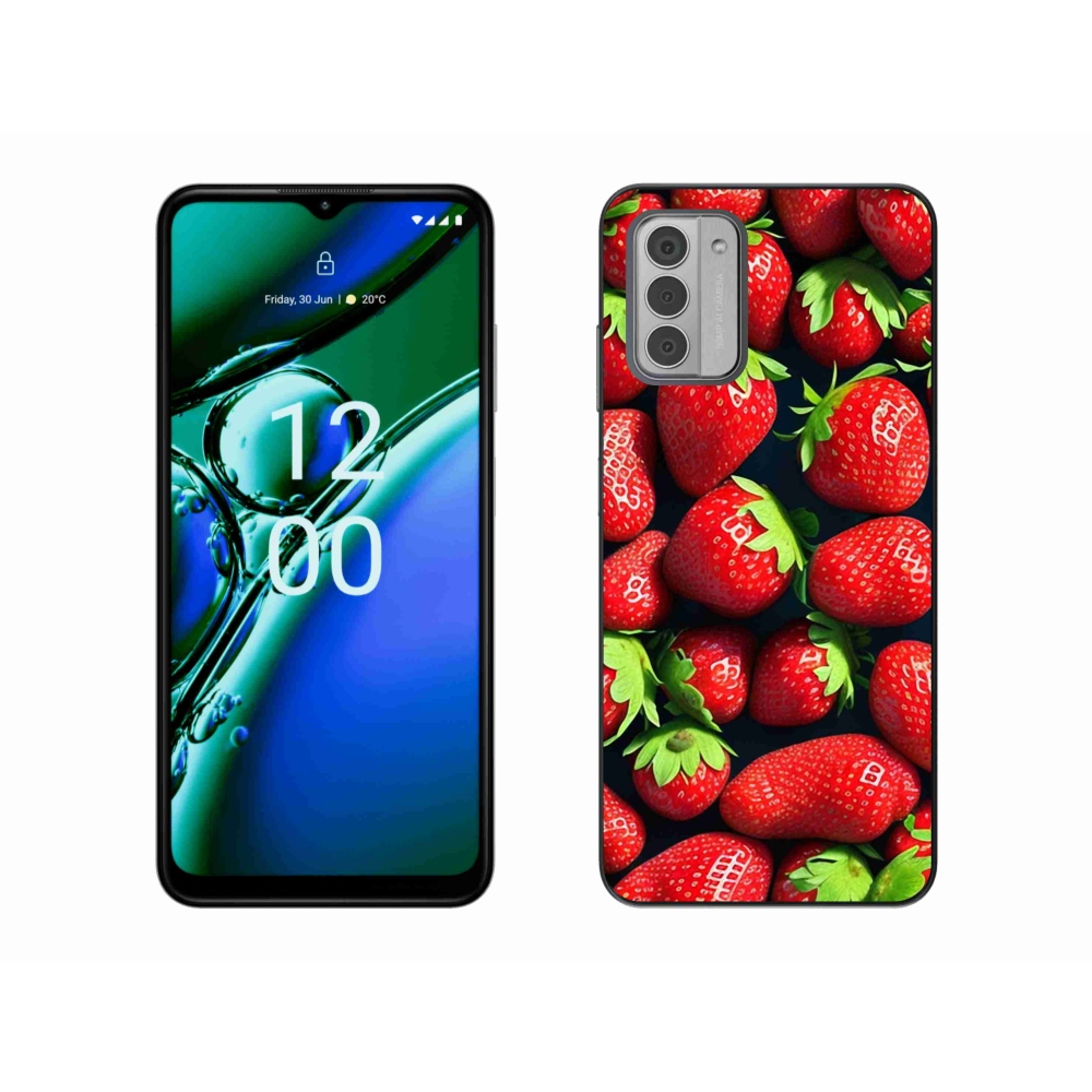 Zselés borítás mmCase a Nokia G42 készülékhez - eper