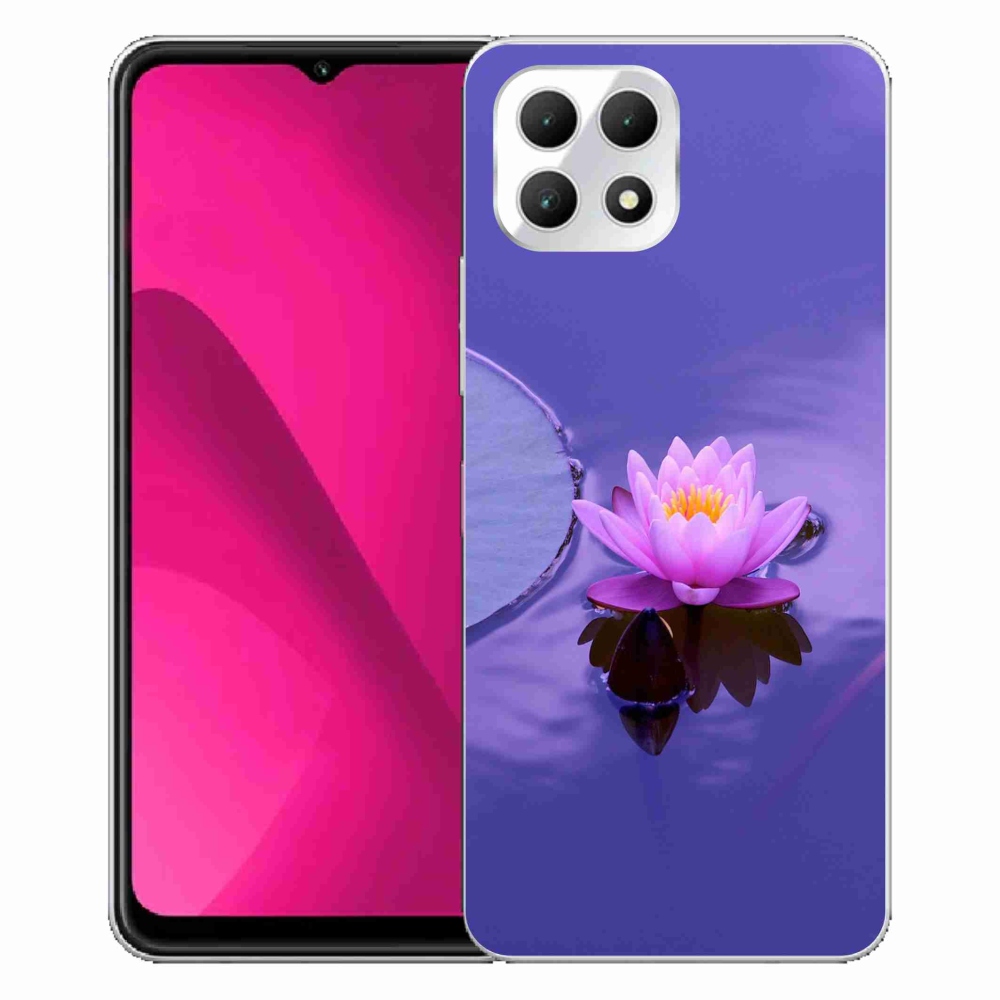 Zselés borítás mmCase a T-Mobile T Phone 2 készülékhez - virág a felületen