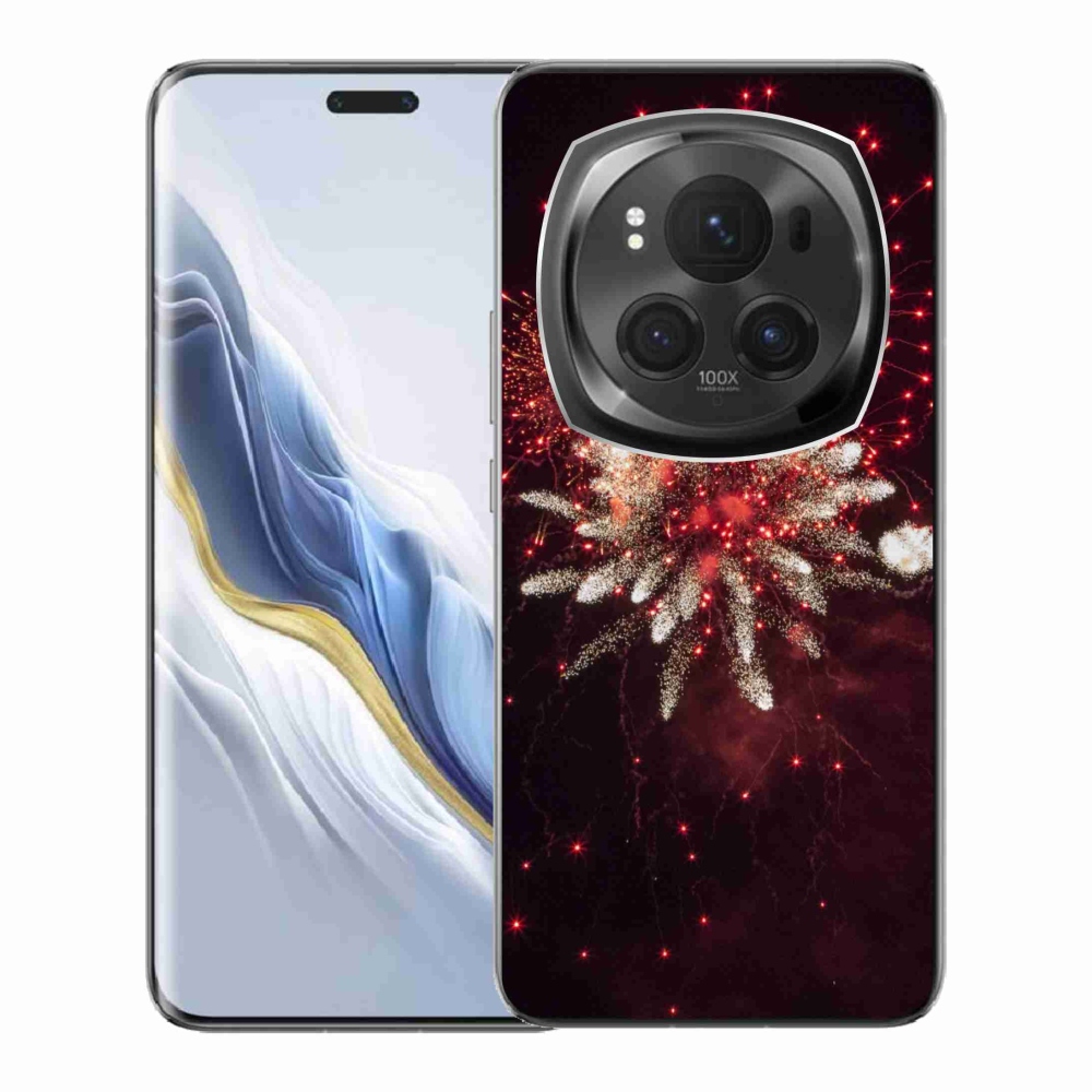 Zselés borítás mmCase a Honor Magic 6 Pro 5G számára - tűzijáték