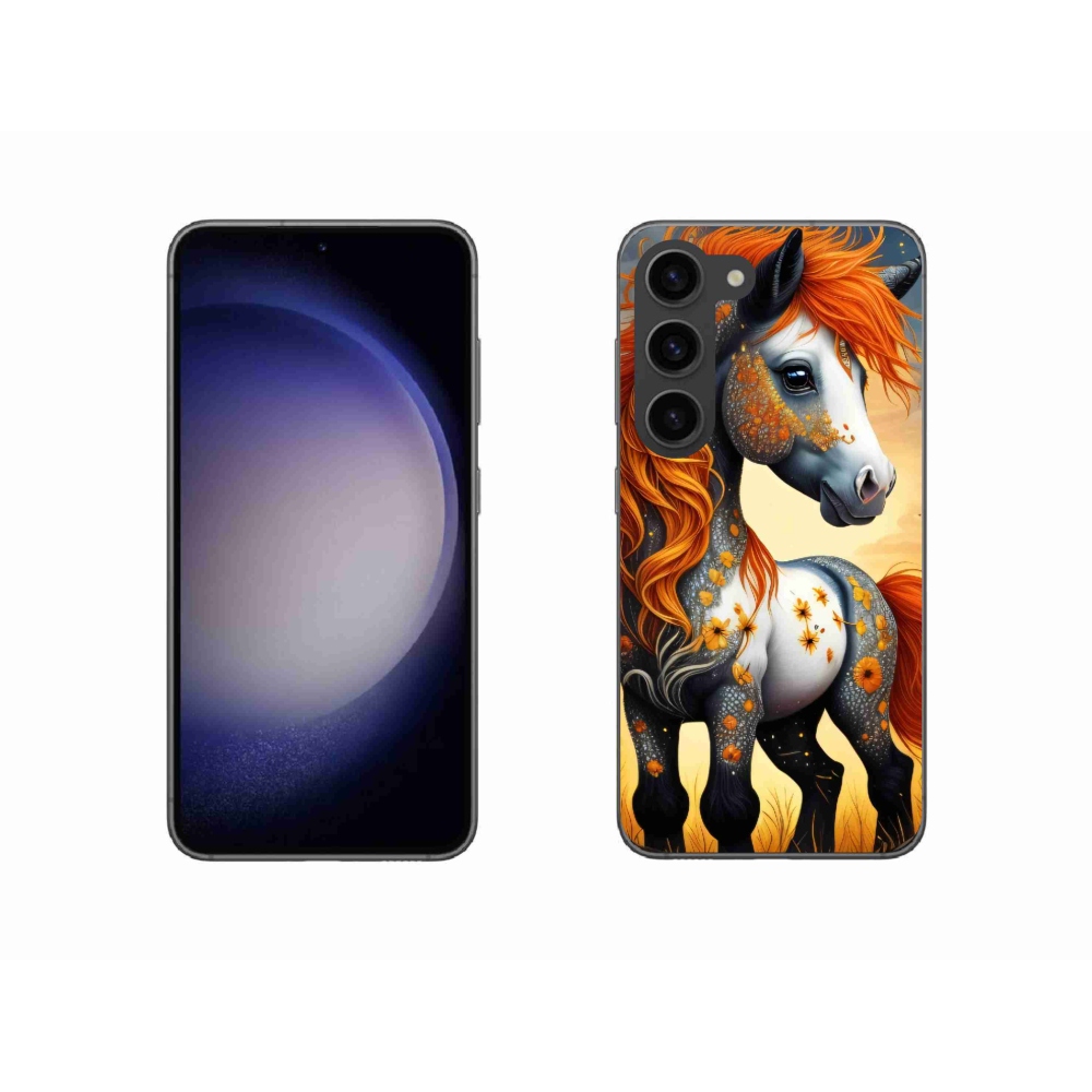 Zselés borítás mmCase Samsung Galaxy S23 5G - színes póni