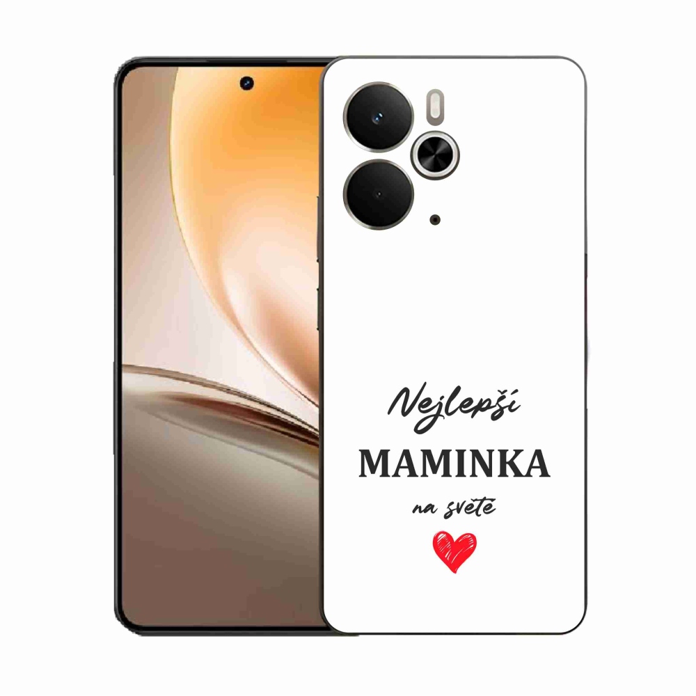 Gél borítás mmCase a Realme 14 5G/14T 5G-n - legjobb anya 1 fehér háttér