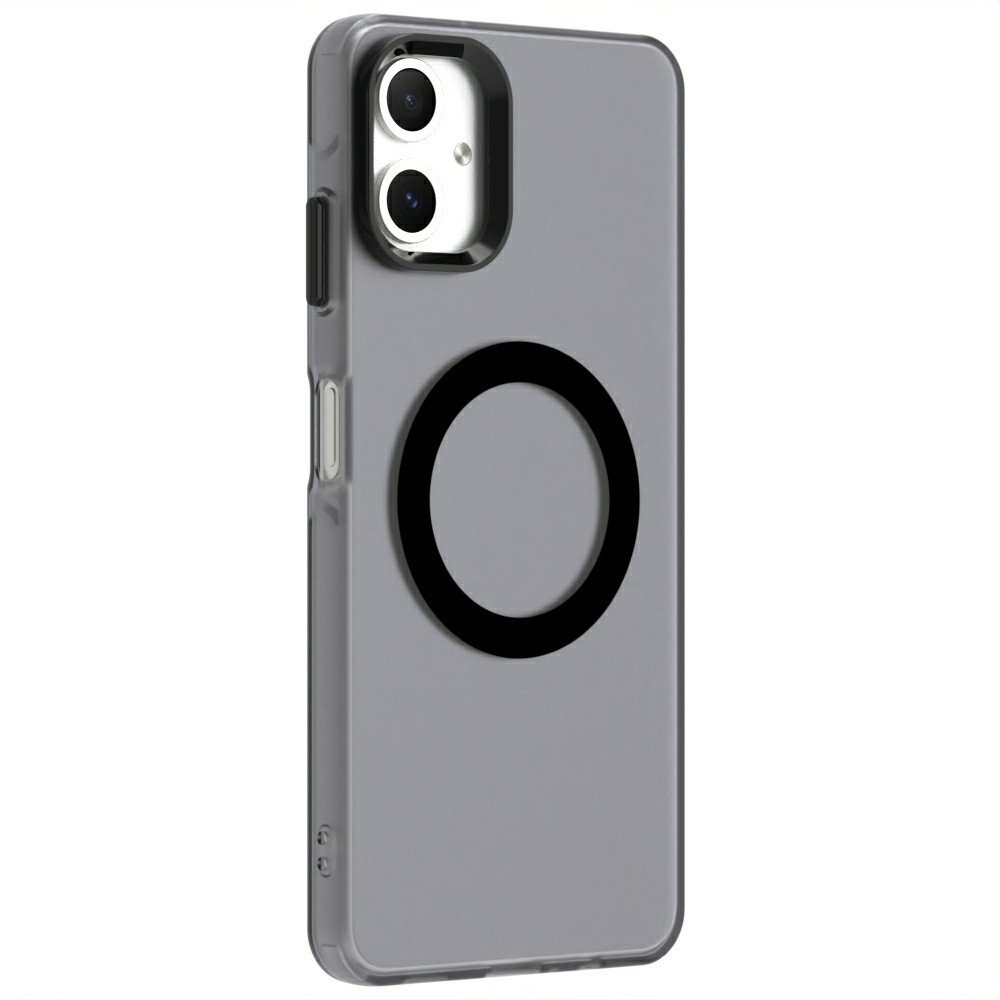 Candy zselés tok MagSafe-val a Samsung Galaxy A06 4G készülékre - fekete