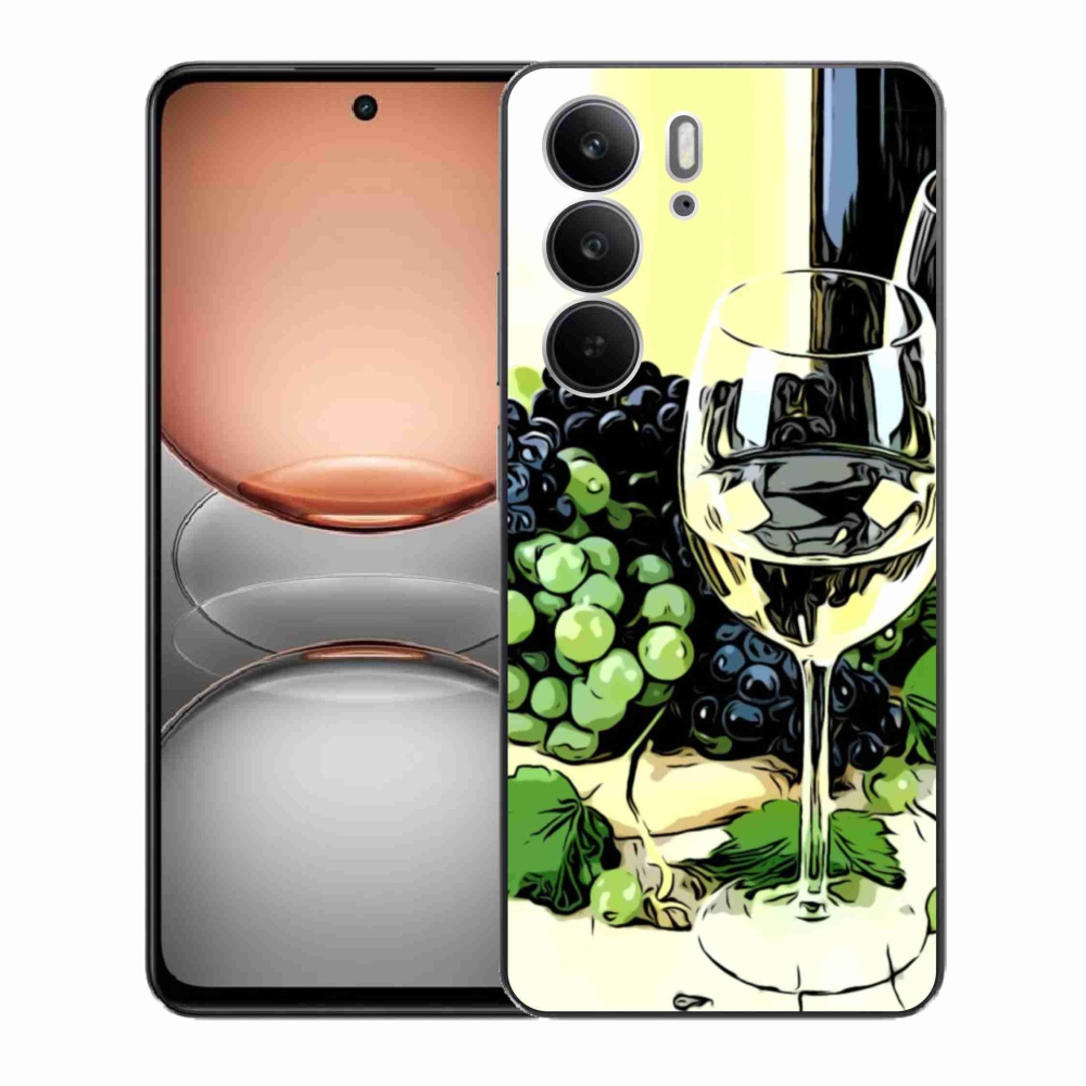 Zselés borítás mmCase a Realme C75 készülékhez - borospohár