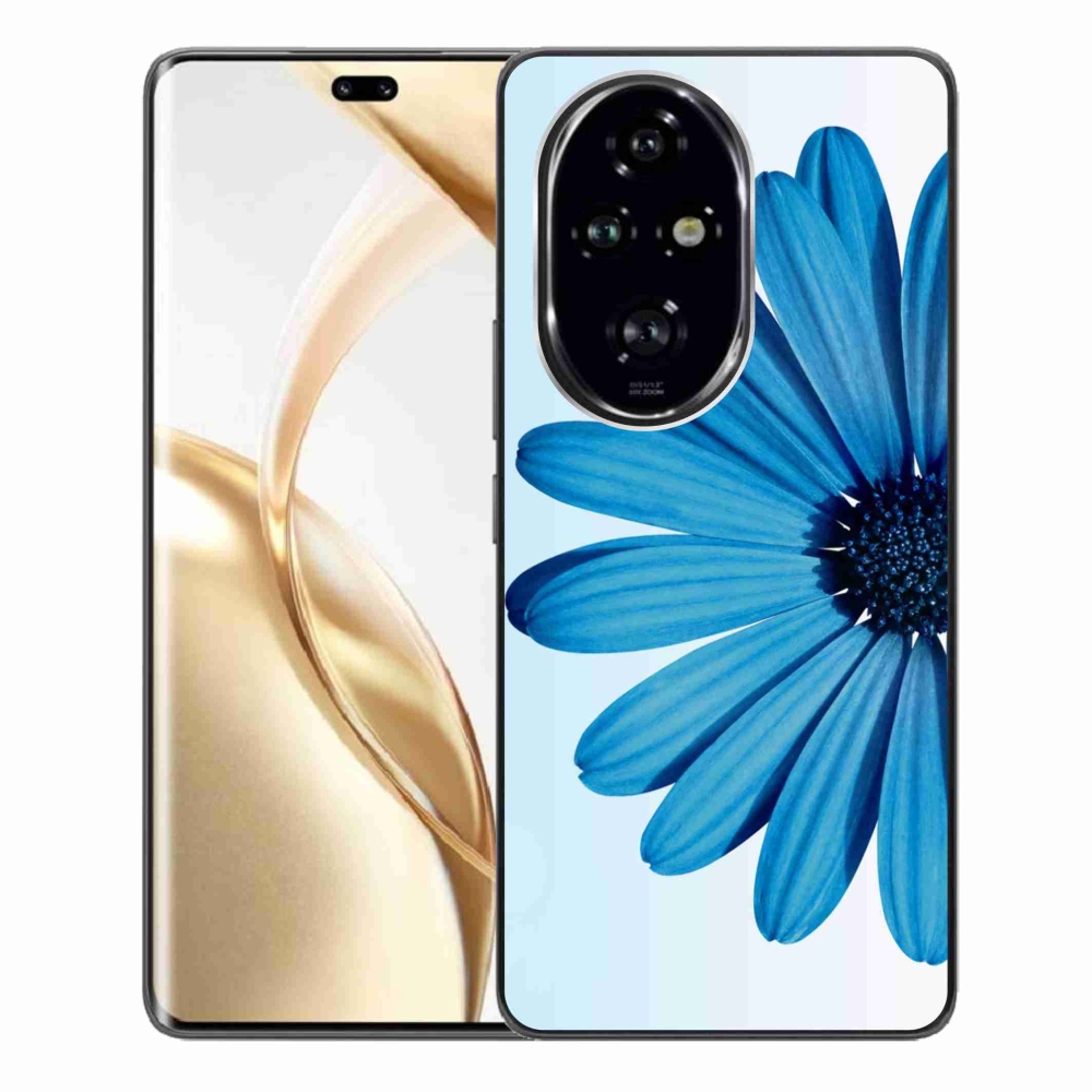 Gél tok mmCase a Honor 200 Pro 5G készülékhez - kék színű margaréta