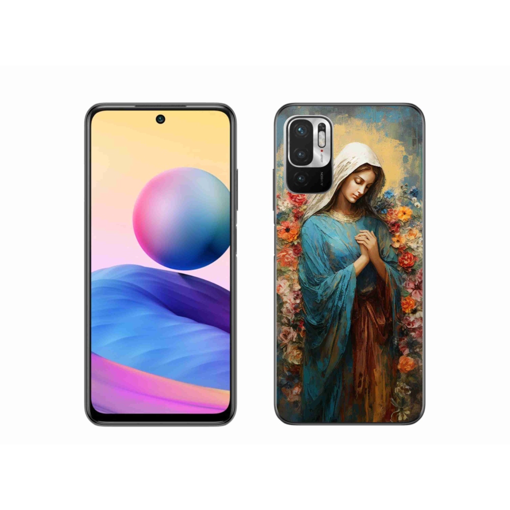 Gél borító mmCase a Xiaomi Redmi Note 10 5G-hez - szent nő