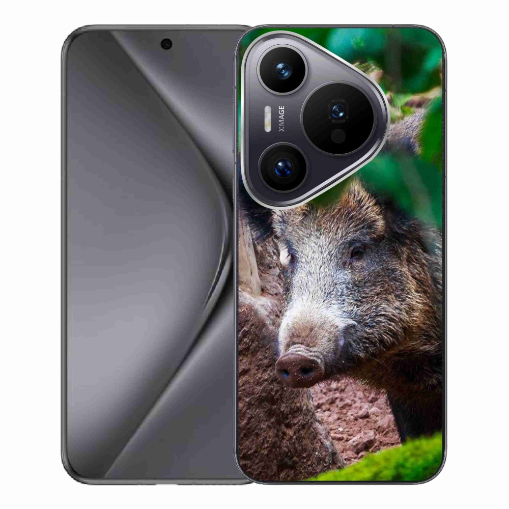 Gél borítás mmCase a Huawei Pura 70 Pro készülékhez - vaddisznó