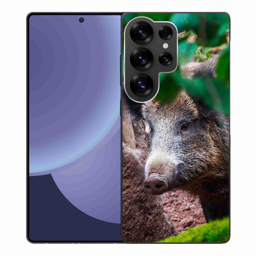Gél borítás mmCase Samsung Galaxy S25 Ultra készülékhez - vaddisznó