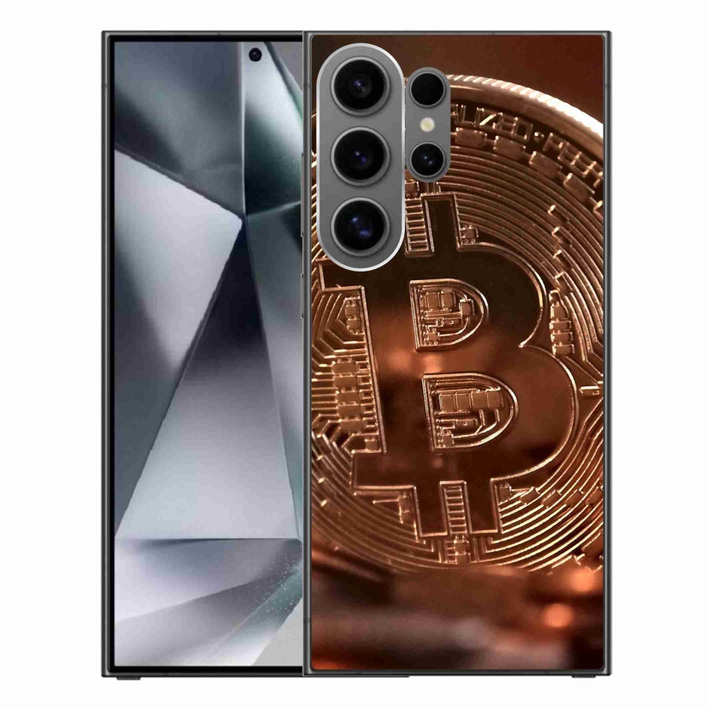 Gél borítás mmCase Samsung Galaxy S24 Ultra - bitcoin