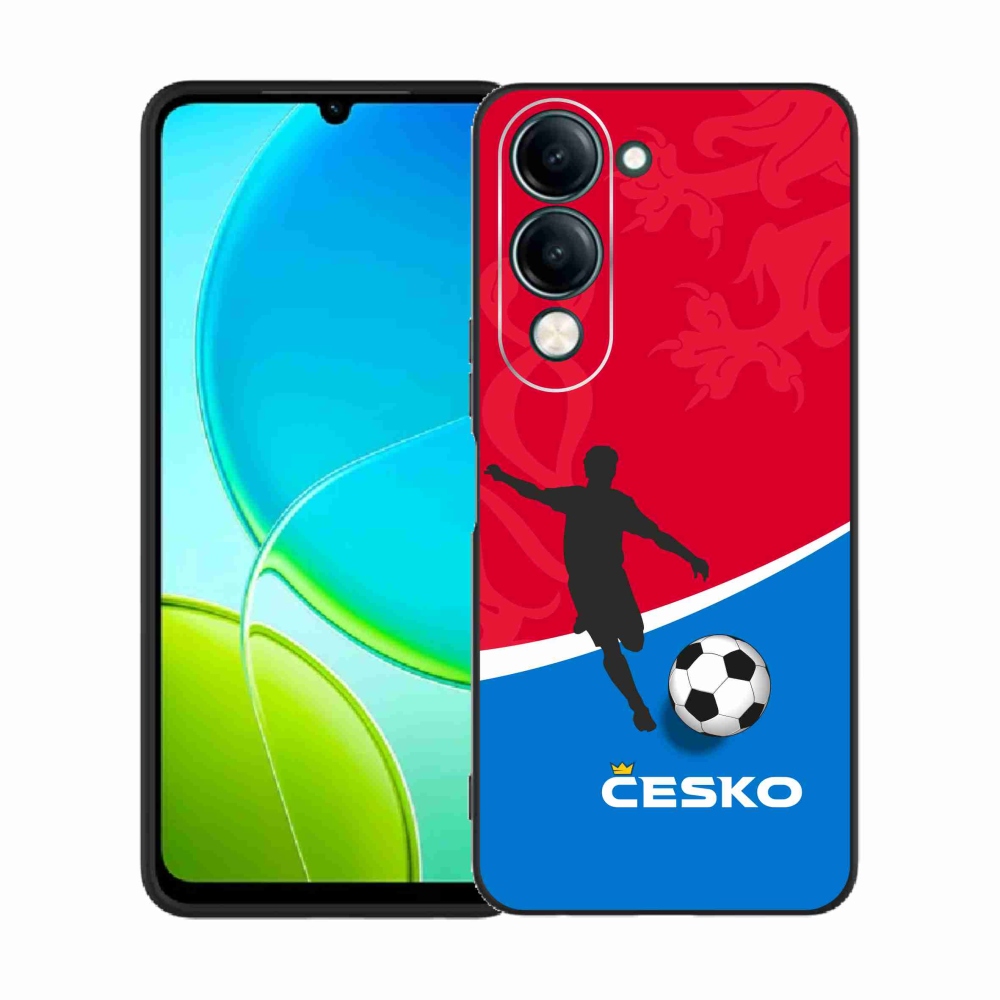 Gél borítás mmCase a Vivo Y29s 5G-hez - futball Csehország