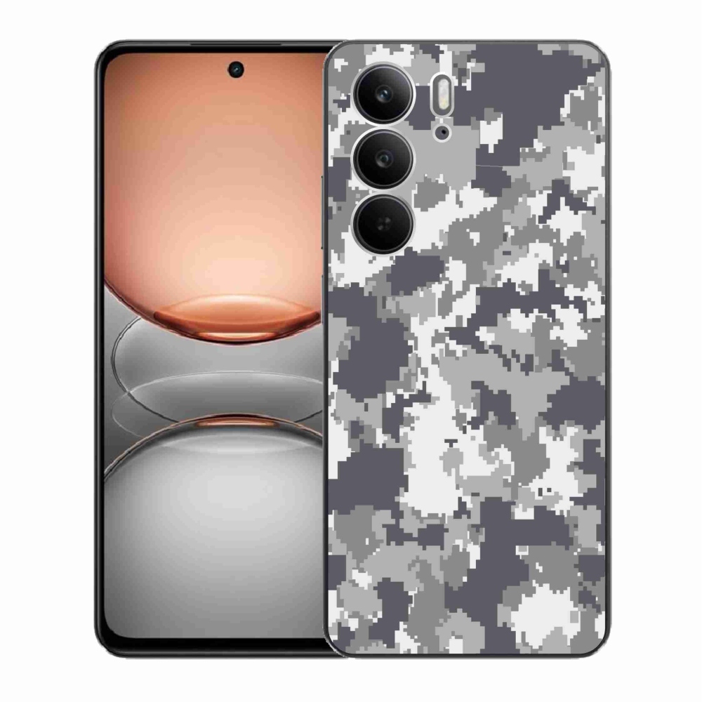 Gél borítás mmCase a Realme C75 készülékhez - álcázó minta 2