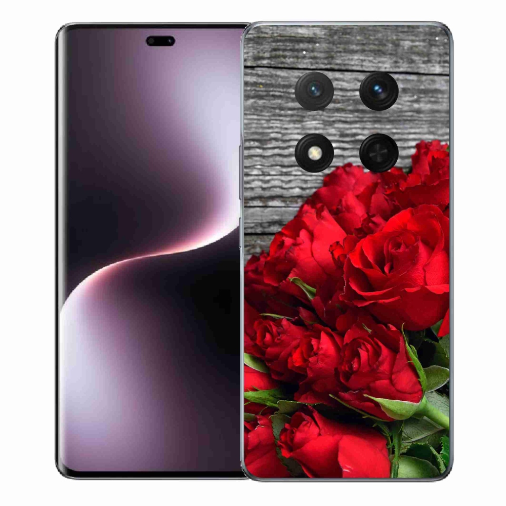 Gél borítás mmCase a Honor Magic 7 Lite 5G készülékhez - piros rózsa