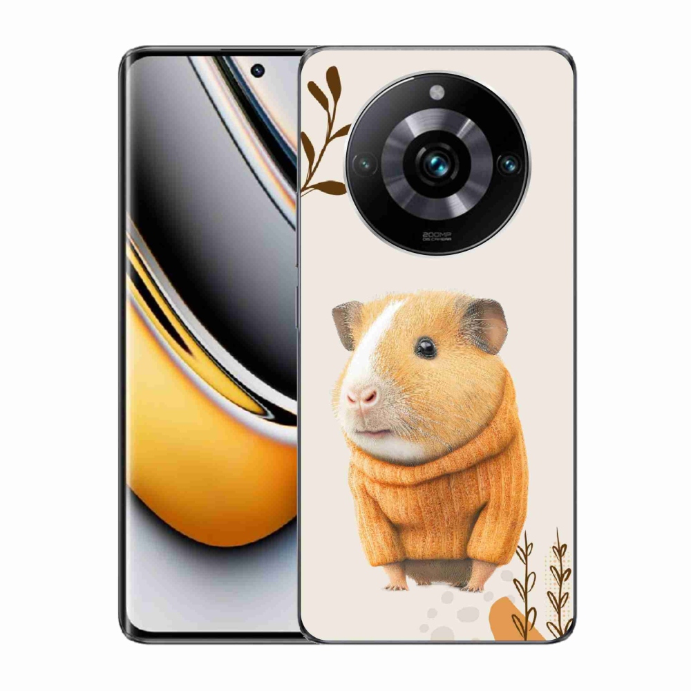 Gél borítás mmCase a Realme 11 Pro/11 Pro+ készülékhez - tengerimalac a pulóverben