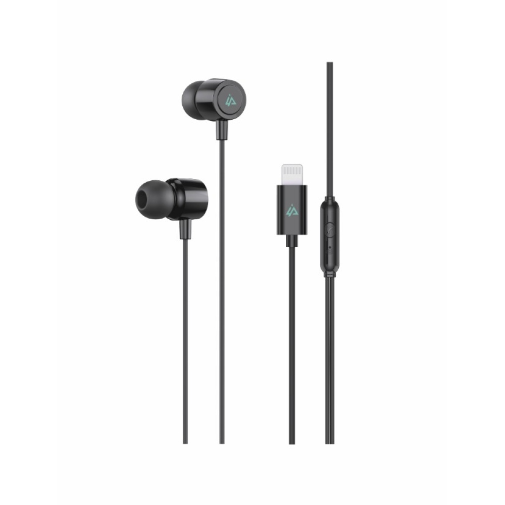 iPEAX Vezetékes villanyvezetékes fejhallgató - fekete