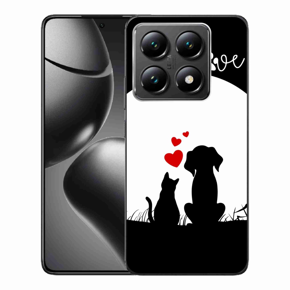 Gél tok mmCase a Xiaomi 14T-hez - állati szeretet