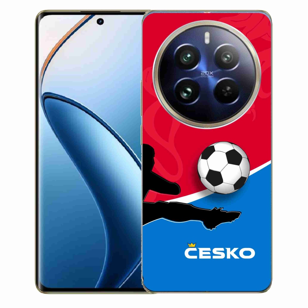 Gél borítás mmCase a Realme 12 Pro 5G/12 Pro+ 5G - foci Csehország 2