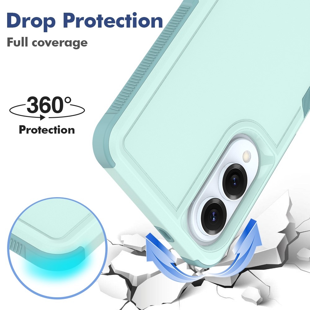 Ütésálló, tartós borítás Samsung Galaxy S25 Edge készülékhez - világoszöld