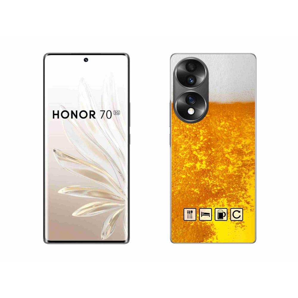 Zselés borítás mmCase a Honor 70-hez - sör motívum 3