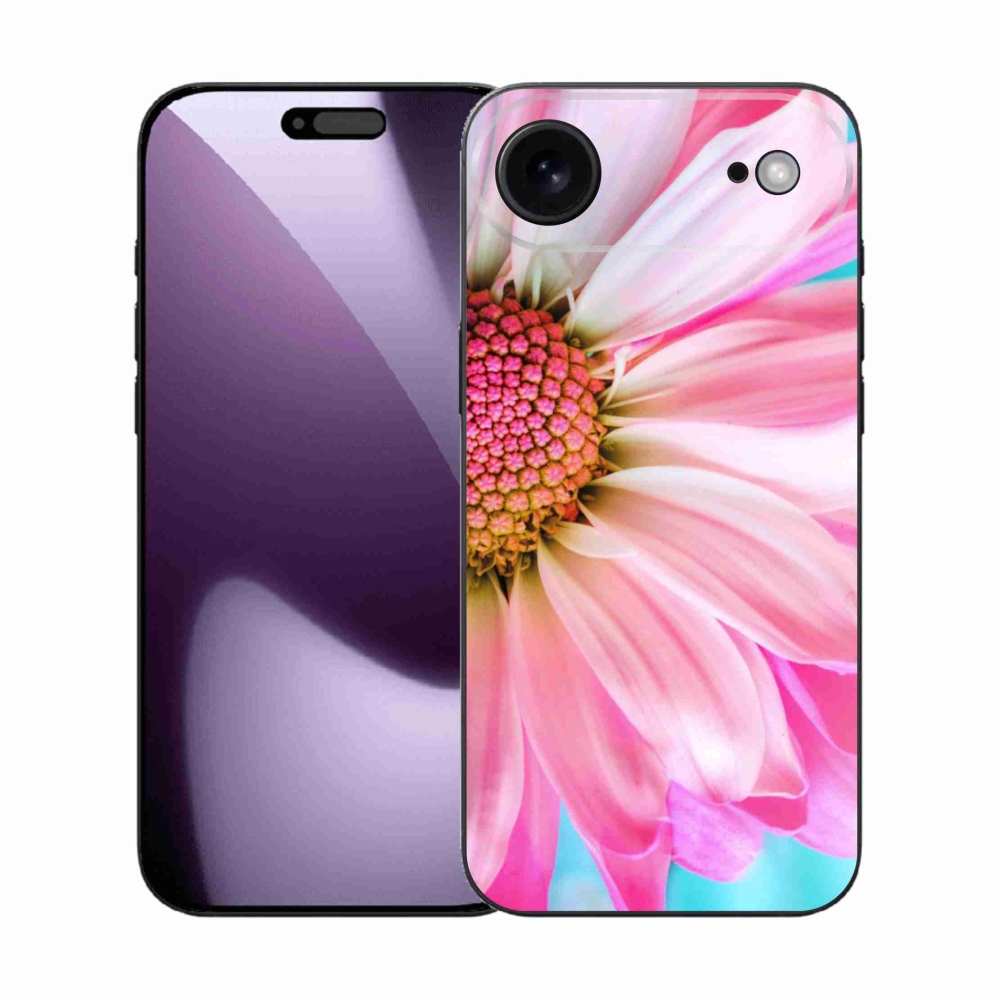 Gél védőhuzat mmCase iPhone 17 Air készülékhez - rózsaszín virág