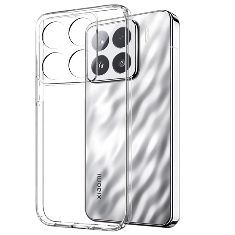 NORTHJO átlátszó zselés tok + edzett üveg Xiaomi 15 - átlátszó