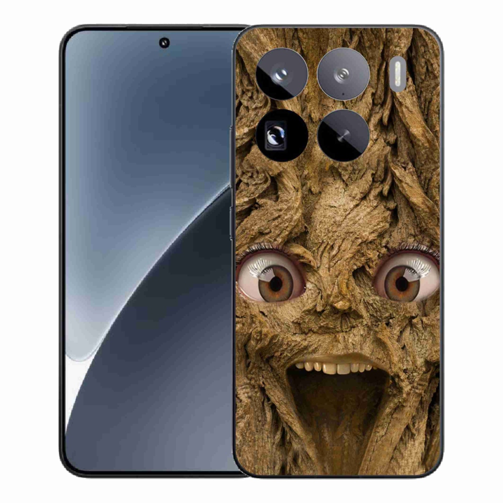 Gél borítás mmCase a Xiaomi 15 Pro számára - vidám fa szemekkel