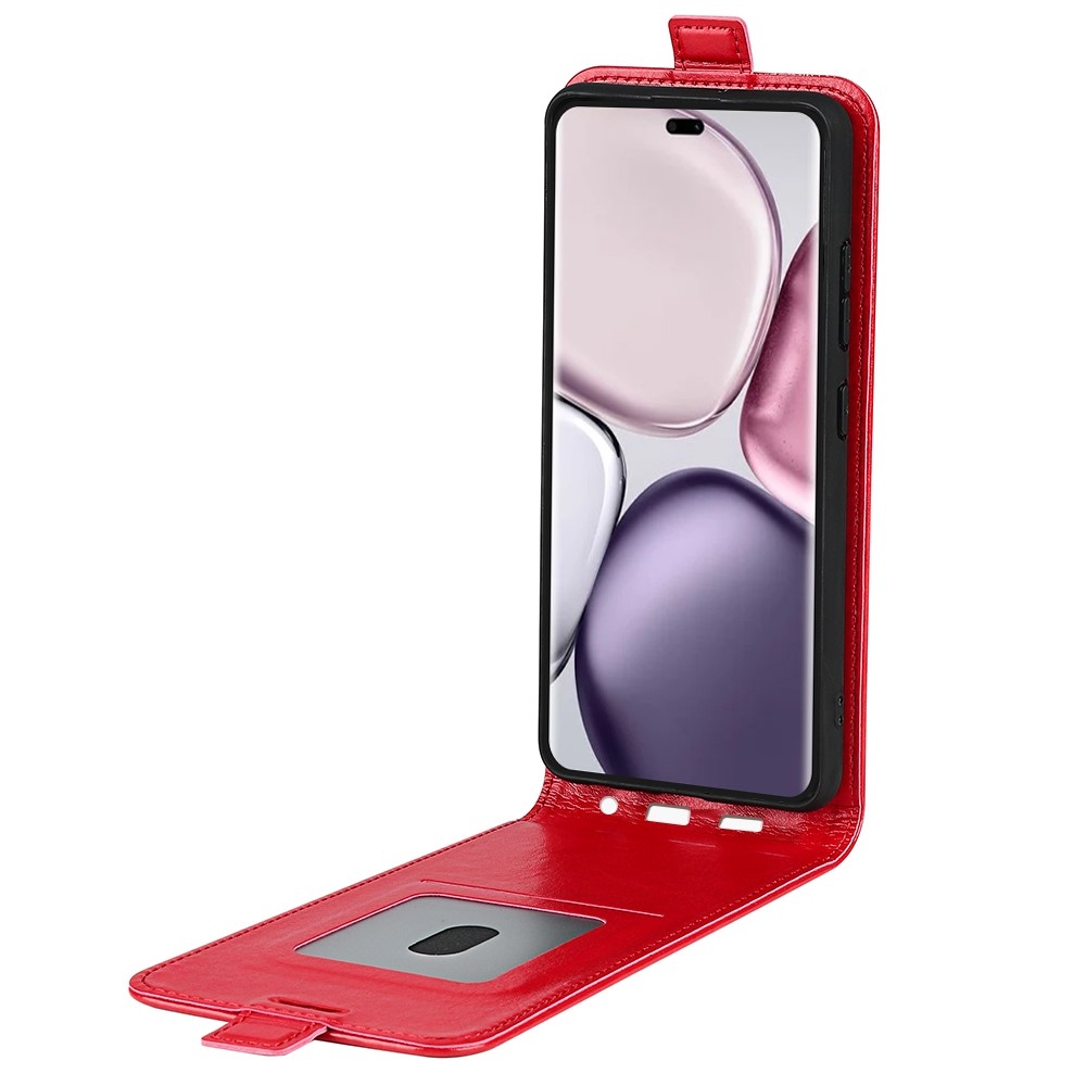 Függőleges könyvtáska a Honor Magic 7 Lite 5G készülékhez - piros