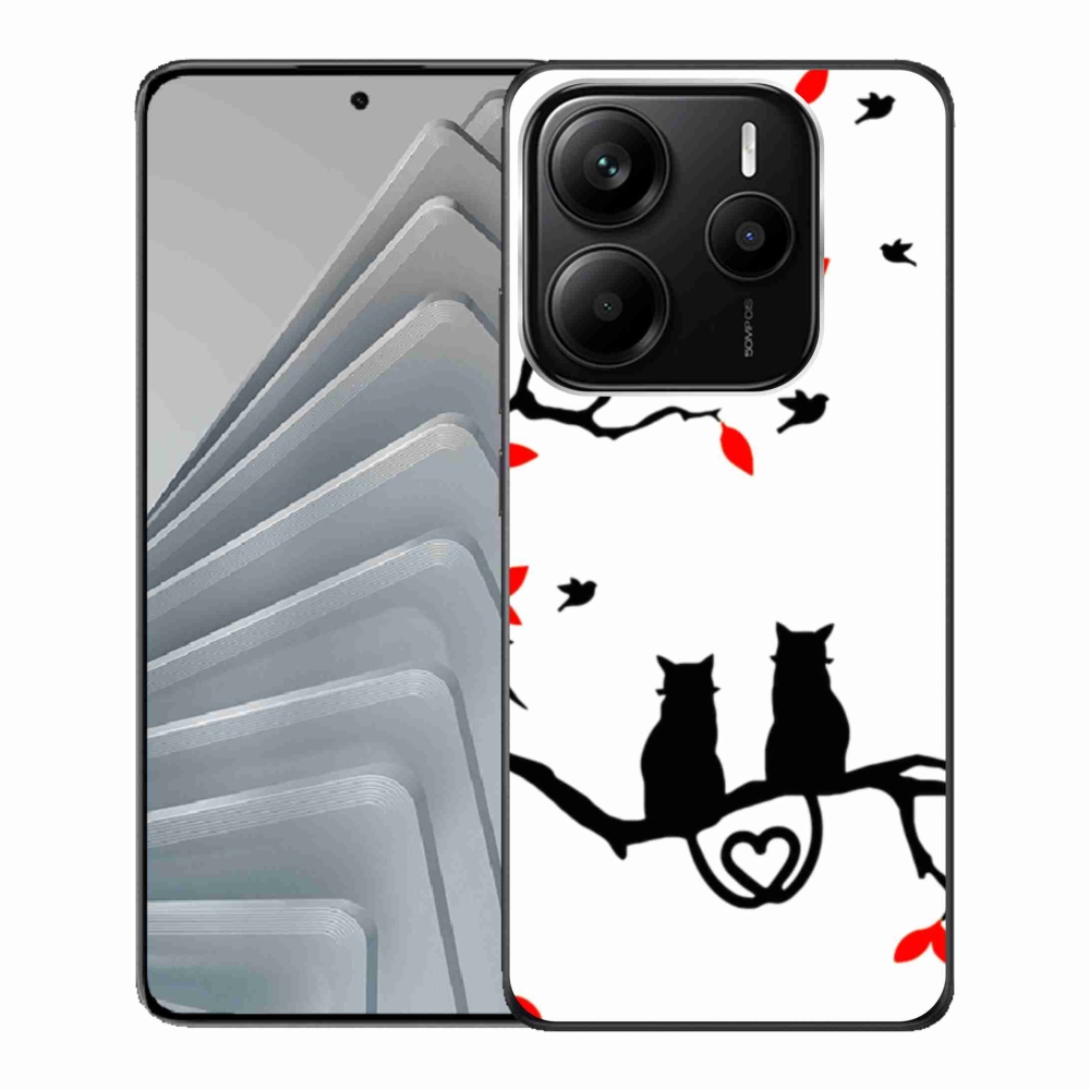 Gél borítás mmCase a Xiaomi Redmi Note 14 5G-hez - macskaszerelem