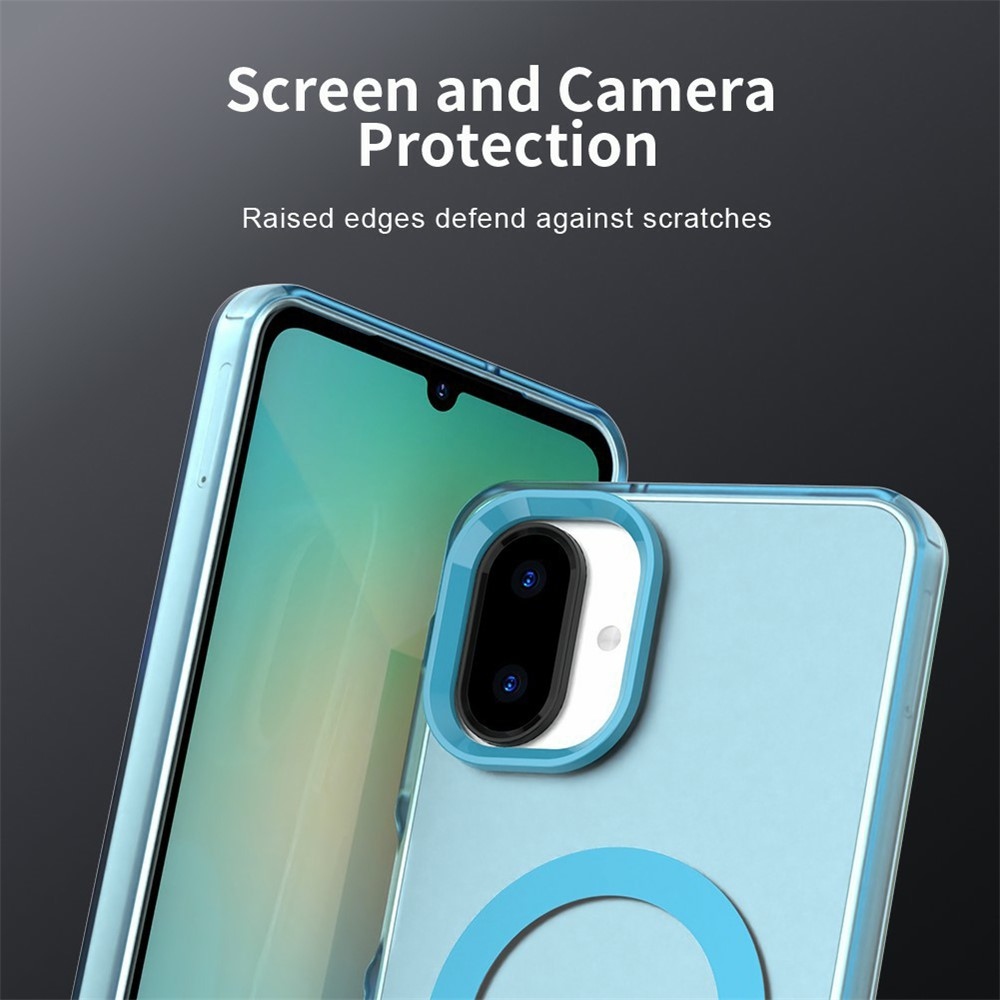 Candy zselés tok MagSafe Samsung Galaxy A07 4G - kék