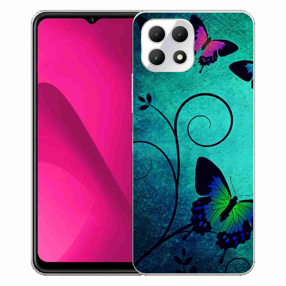 Zselés borítás mmCase a T-Mobile T Phone 2 készülékhez - színes pillangók