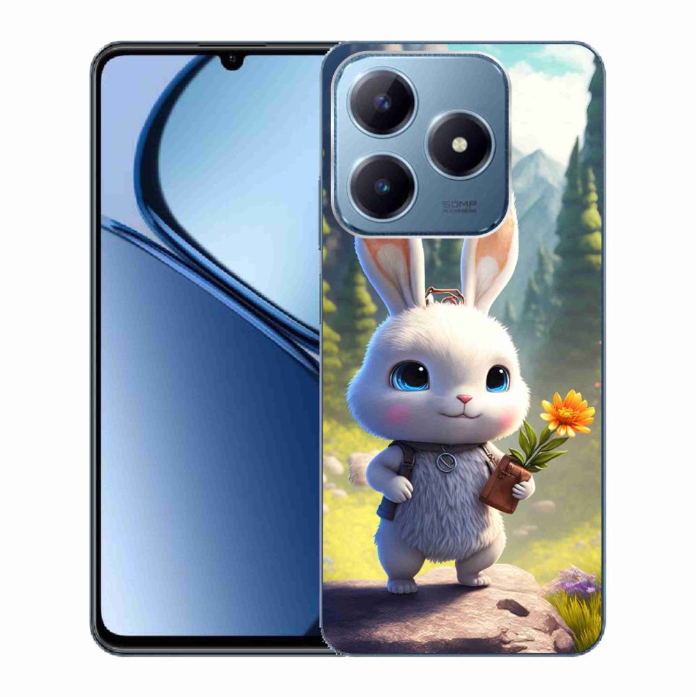 Gél borítás mmCase a Realme C63 készülékhez - aranyos nyuszi