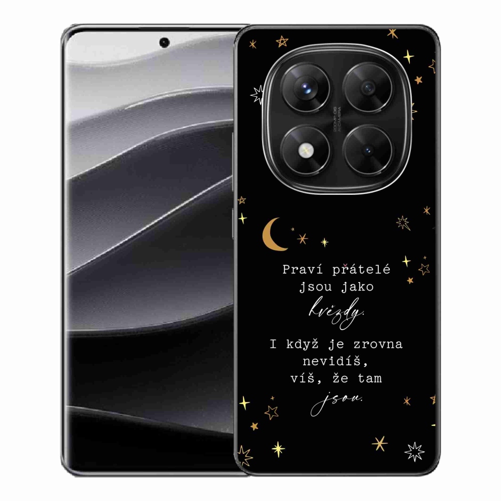 Gél borítás mmCase a Xiaomi Redmi Note 14 Pro 5G/Poco X7 5G - idézem 6 fekete háttérrel