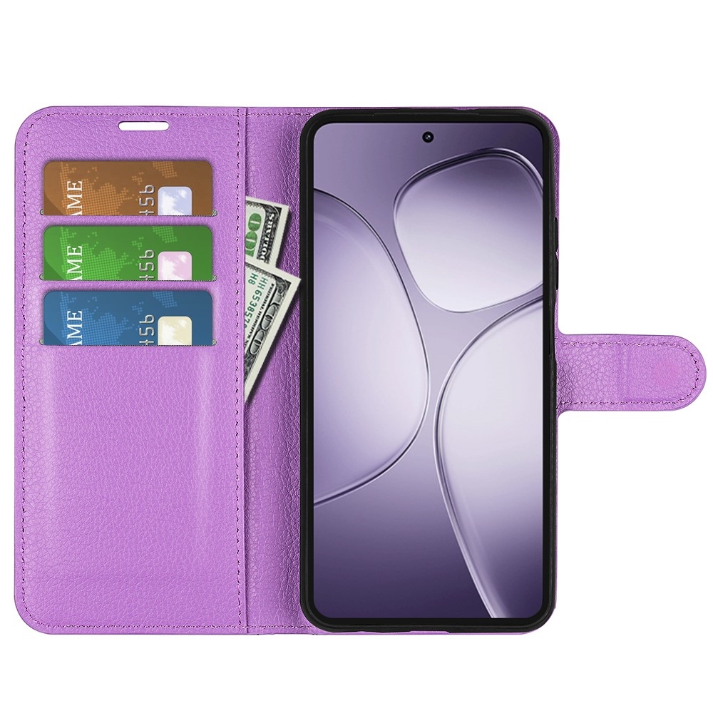 Litchi könyv tok a Xiaomi 14T Pro-hoz - lila