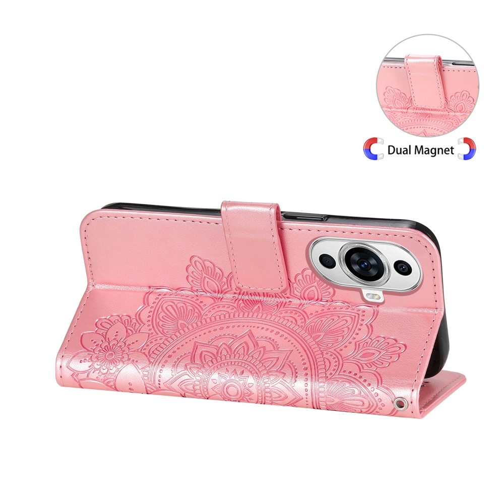 Mandala könyv tok Huawei Nova 11-hez - rózsaszín