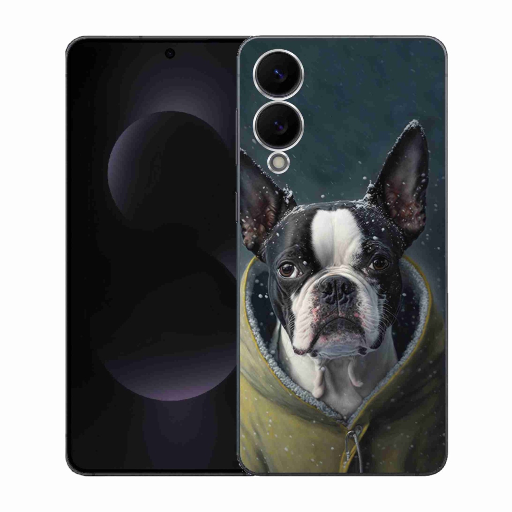 Gél borítás mmCase Samsung Galaxy S25 Edge készülékhez - bulldog