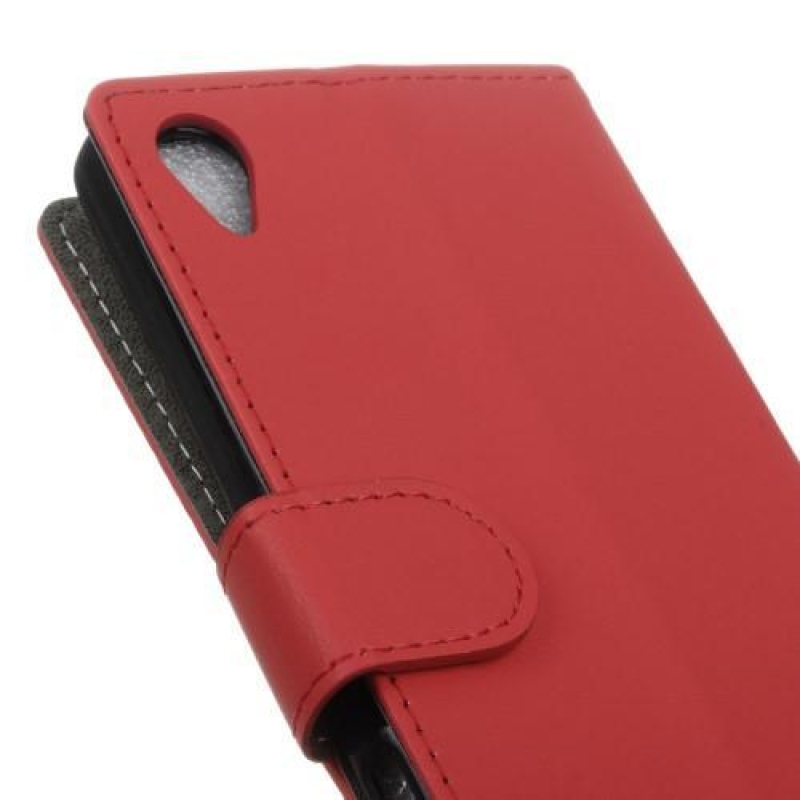 Walle Wallet tok Sony Xperia X-hez - piros