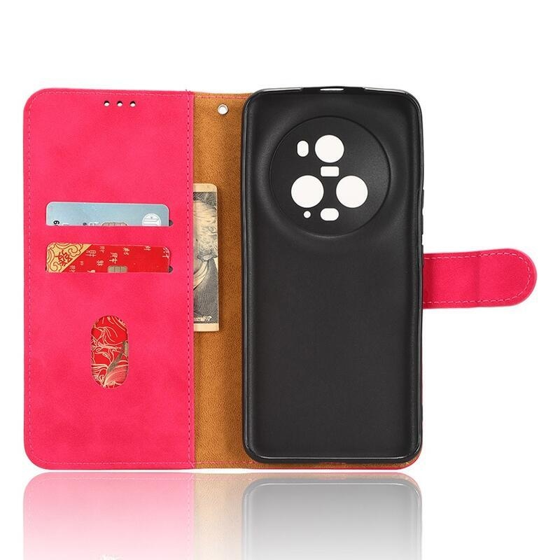 Tárcás könyv tok Honor Magic 5 Pro 5G - rózsaszínű