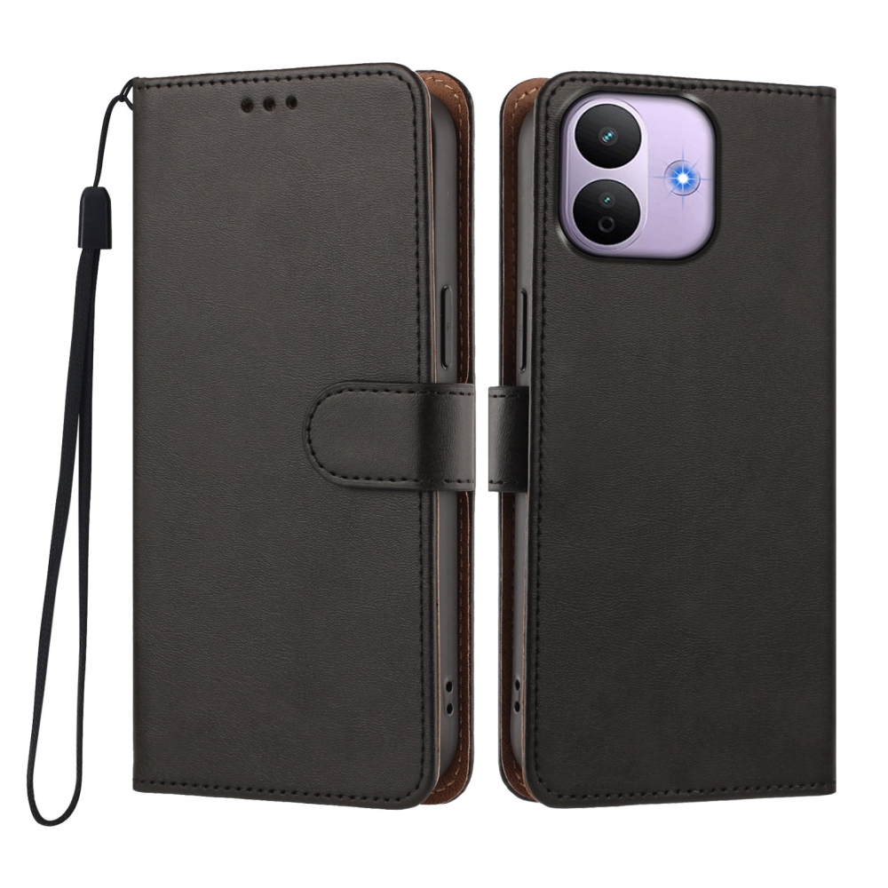Wallet könyvszerű tok a Xiaomi Redmi Note 17 Pro 5G mobiltelefonhoz – fekete