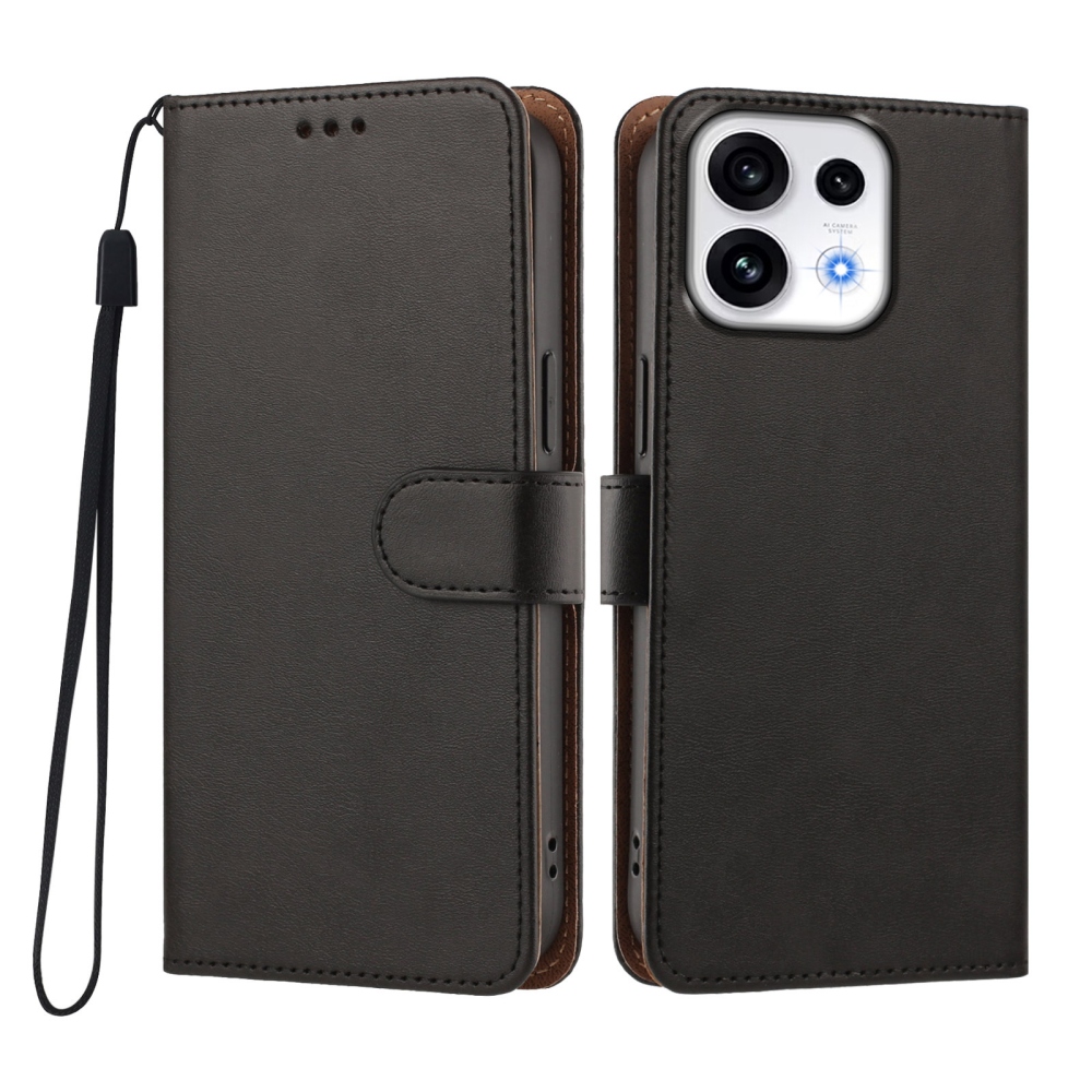 Wallet könyvszerű tok az Oppo Reno 16 Pro 5G/Oppo Reno 16 5G készülékhez – fekete