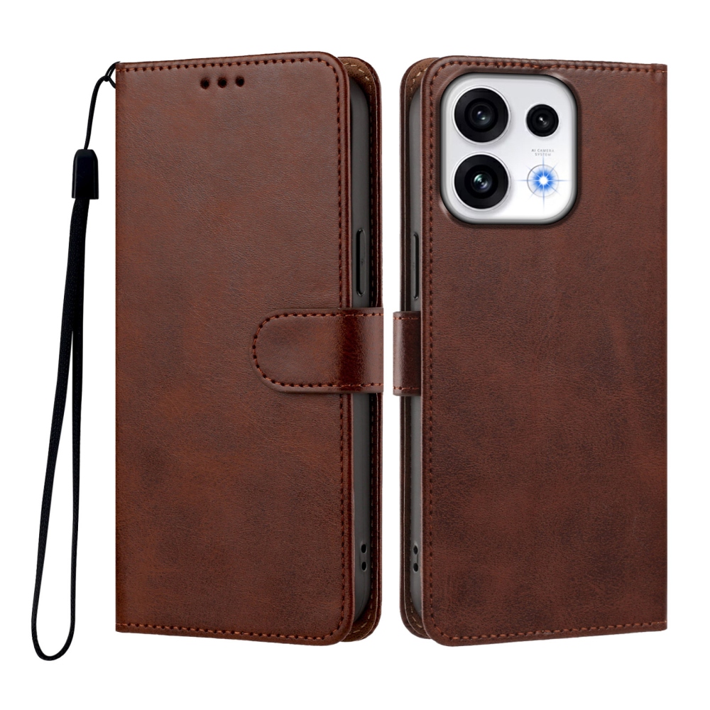 Wallet könyvszerű tok az Oppo Reno 16 Pro 5G/Oppo Reno 16 5G készülékhez – barna