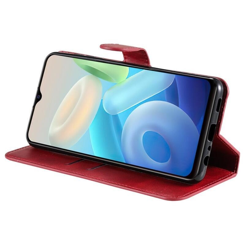 Tárca tok a Vivo Y55 5G-hez - piros