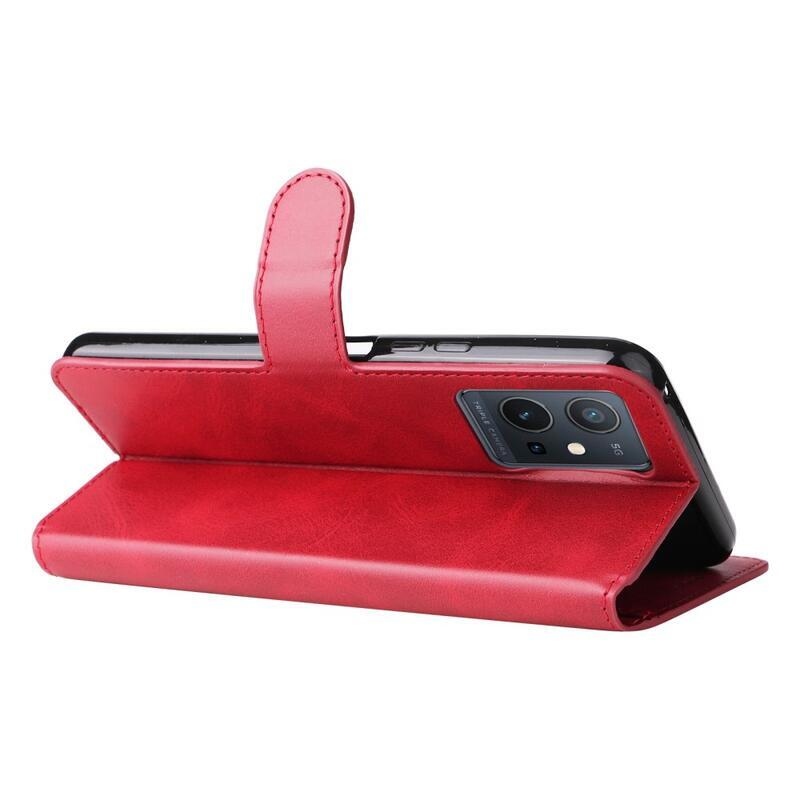 Tárca tok a Vivo Y55 5G-hez - piros