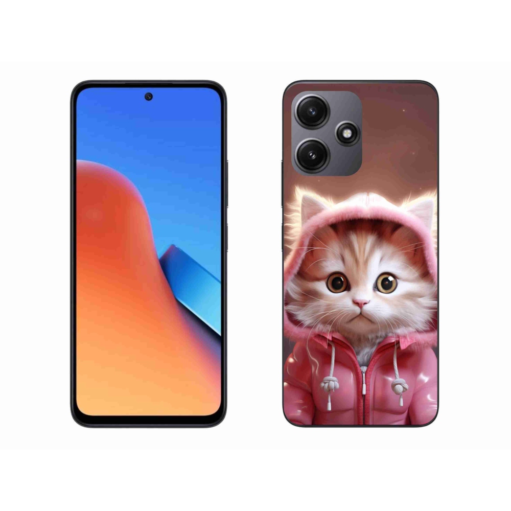 Gél borító mmCase a Xiaomi Redmi 12 5G számára - aranyos cica 3