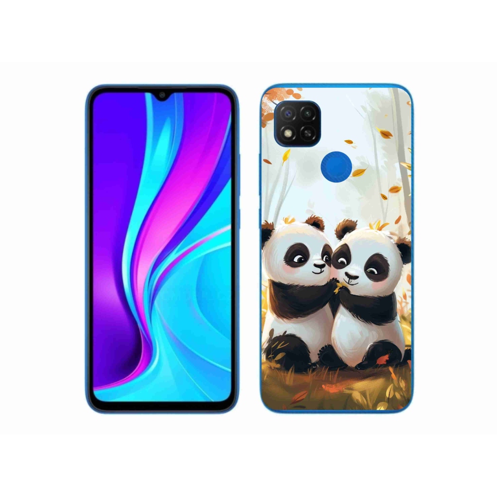 Gél borítás mmCase a Xiaomi Redmi 9C-hez - pandák