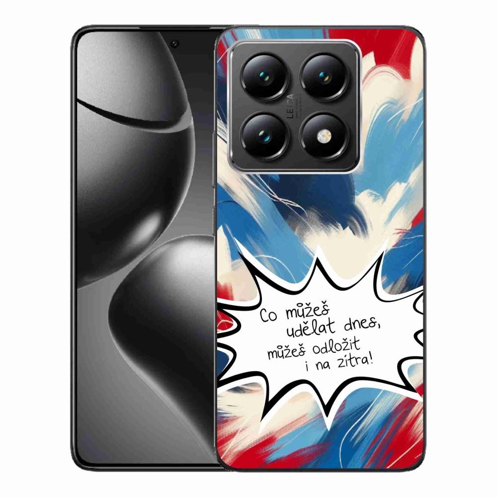 Gél borító mmCase a Xiaomi 14T-hez - vicces szöveg 9 fehér háttérrel